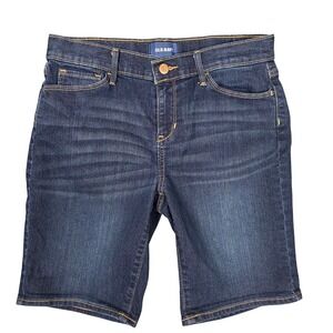 Old Navy Denim Shorts Girls Size 16 Regular Blue Long Length Jean Shorts